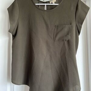 Olive Green Women's Top